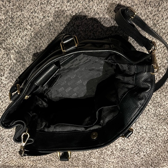 Michael Kors Black Bag with gold accents - Picture 3 of 3